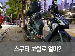 스쿠터 보험료 얼마?